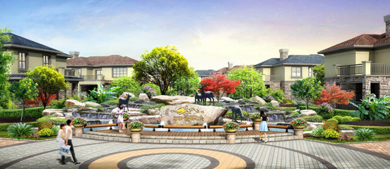 新湖香格里拉地產景觀設計