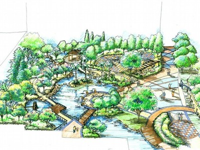 [廣州]廣場局部環境景觀設計