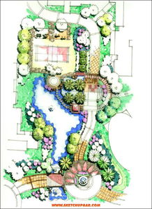 SketchUp在景觀設計中的應用——兩張小平面圖的創(chuàng)作與分享